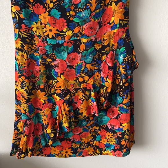 Lovers and Friends x Revolve Claudia Mini Dress in Dark Bouquet Floral - Picture 7 of 16